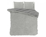 Sleeptime Rib Teddy Grijs Dekbedovertrek - Dromen & Wonen