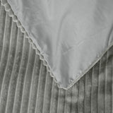 Sleeptime Rib Teddy Grijs Dekbedovertrek - Dromen & Wonen