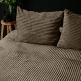 Sleeptime Rib Teddy Taupe Dekbedovertrek - Dromen & Wonen