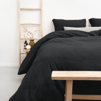 Sleeptime Teddy Dekbedovertrek Antraciet - Dromen & Wonen