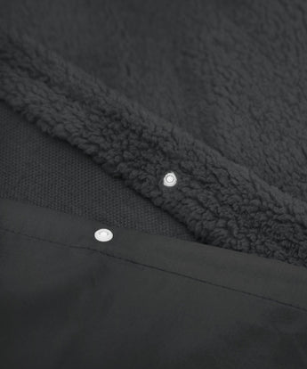 Sleeptime Teddy Dekbedovertrek Antraciet - Dromen & Wonen