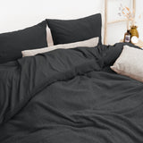 Sleeptime Teddy Dekbedovertrek Antraciet - Dromen & Wonen