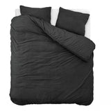 Sleeptime Teddy Dekbedovertrek Antraciet - Dromen & Wonen