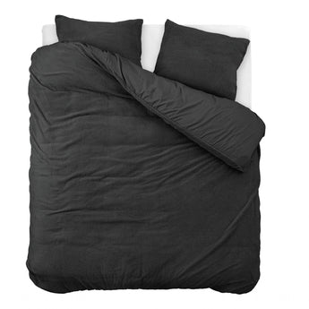 Sleeptime Teddy Dekbedovertrek Antraciet - Dromen & Wonen