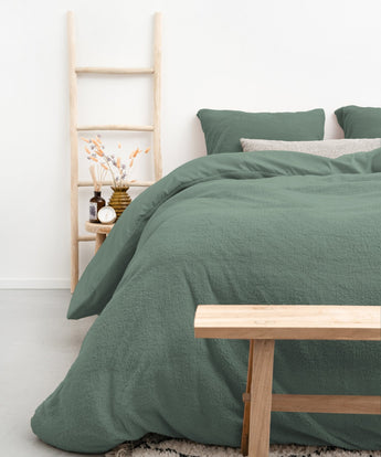 Sleeptime Teddy Dekbedovertrek Donker Groen - Dromen & Wonen