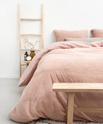 Sleeptime Teddy Dekbedovertrek Roze - Dromen & Wonen