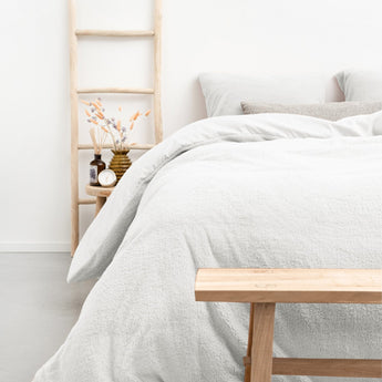 Sleeptime Teddy Dekbedovertrek Wit - Dromen & Wonen