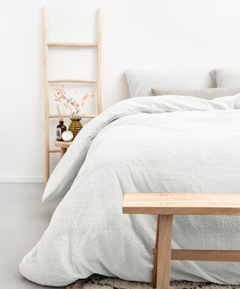 Sleeptime Teddy Dekbedovertrek Wit - Dromen & Wonen