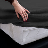 Sleeptime Teddy hoeslaken Antraciet - Dromen & Wonen