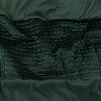 Sleeptime Velvet Band Groen Dekbedovertrek - Dromen & Wonen