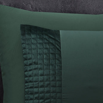 Sleeptime Velvet Band Groen Dekbedovertrek - Dromen & Wonen