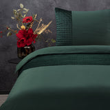 Sleeptime Velvet Band Groen Dekbedovertrek - Dromen & Wonen