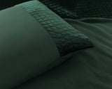 Sleeptime Velvet Band Groen Dekbedovertrek - Dromen & Wonen