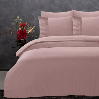Sleeptime Velvet Band Roze Dekbedovertrek - Dromen & Wonen