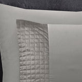 Sleeptime Velvet Band Sand/Grijs Dekbedovertrek - Dromen & Wonen