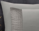 Sleeptime Velvet Band Sand/Grijs Dekbedovertrek - Dromen & Wonen