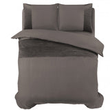 Sleeptime Velvet Band Taupe Dekbedovertrek - Dromen & Wonen