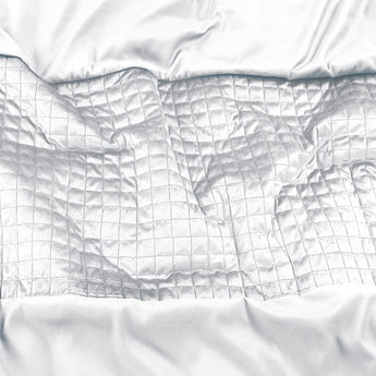 Sleeptime Velvet Band Wit Dekbedovertrek - Dromen & Wonen
