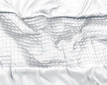 Sleeptime Velvet Band Wit Dekbedovertrek - Dromen & Wonen