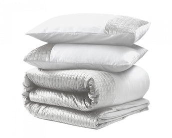 Sleeptime Velvet Band Wit Dekbedovertrek - Dromen & Wonen