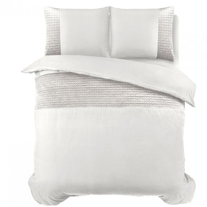 Sleeptime Velvet Band Wit Dekbedovertrek - Dromen & Wonen