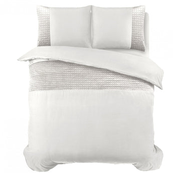 Sleeptime Velvet Band Wit Dekbedovertrek - Dromen & Wonen