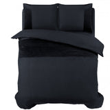 Sleeptime Velvet Band Zwart Dekbedovertrek - Dromen & Wonen
