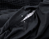 Sleeptime Velvet Band Zwart Dekbedovertrek - Dromen & Wonen