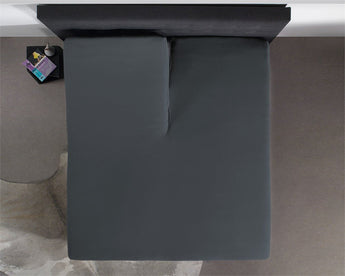 Splittopper Jersey Hoeslaken Antraciet - Dromen & Wonen