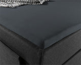 Splittopper Jersey Hoeslaken Antraciet - Dromen & Wonen