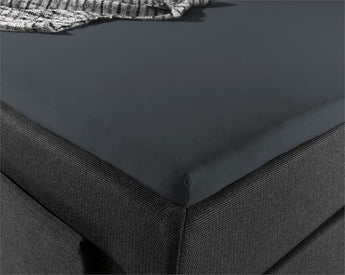 Splittopper Jersey Hoeslaken Antraciet - Dromen & Wonen