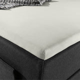 Splittopper Jersey Hoeslaken Creme - Dromen & Wonen