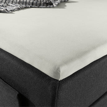 Splittopper Jersey Hoeslaken Creme - Dromen & Wonen