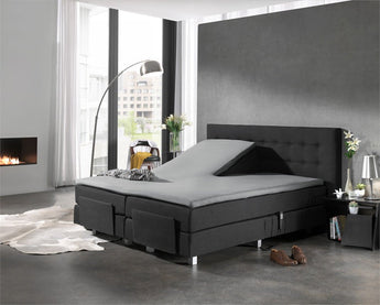 Splittopper Jersey Hoeslaken Grijs - Dromen & Wonen