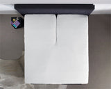 Splittopper Jersey Hoeslaken Wit - Dromen & Wonen