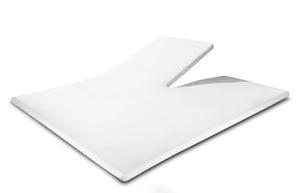 Splittopper Jersey Hoeslaken Wit - Dromen & Wonen