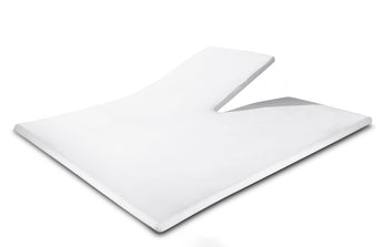 Splittopper Jersey Hoeslaken Wit - Dromen & Wonen