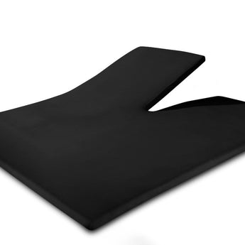 Splittopper Jersey Hoeslaken Zwart - Dromen & Wonen