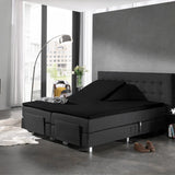 Splittopper Jersey Hoeslaken Zwart - Dromen & Wonen