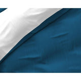 Zensation Twee Kleuren Navy/Wit Dekbedovertrek - Dromen & Wonen