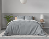 Zensation Twee Kleuren Wit/Grijs Dekbedovertrek - Dromen & Wonen