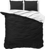 Zensation Twee Kleuren Wit/Zwart Dekbedovertrek - Dromen & Wonen
