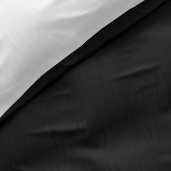 Zensation Twee Kleuren Wit/Zwart Dekbedovertrek - Dromen & Wonen